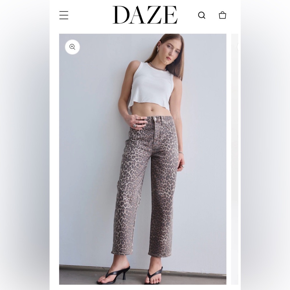 Daze Westwood Barrel Leg in Cool Cat